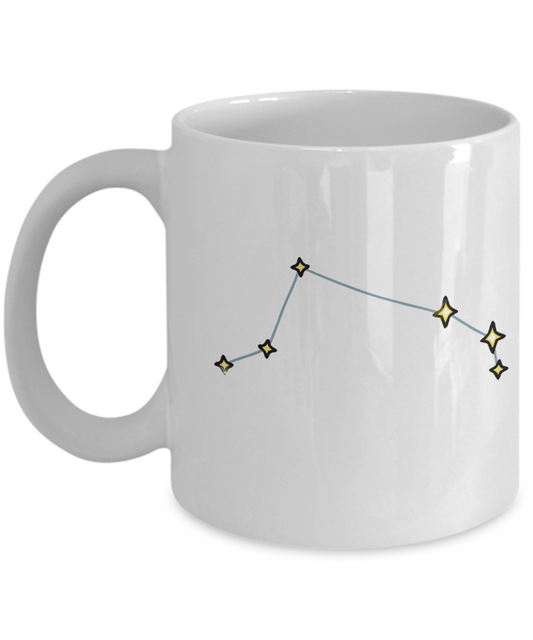 Aries Constellation Coffee Mug White Unique Large Big White Coffee cup- mugs