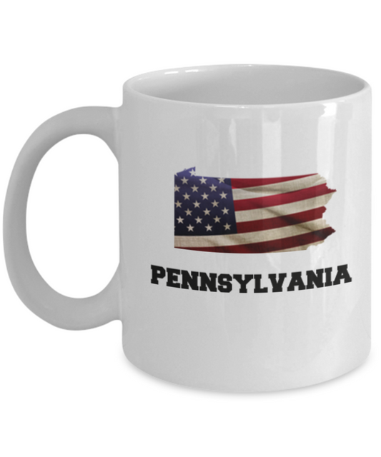 I Love Pennsylvania Coffee Mugs Coffee mug sets - 11 Oz State Love Gift Idea Tea Cup Funny
