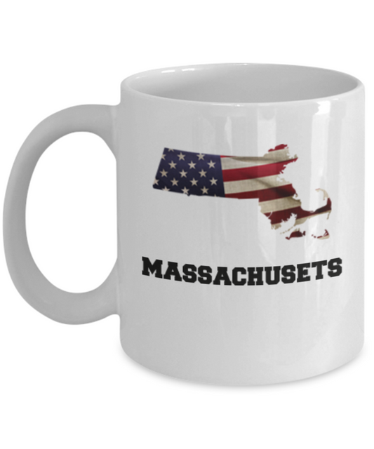 I Love Massachusets Coffee Mugs Coffee mug sets - 11 Oz State Love Gift Idea Tea Cup Funny