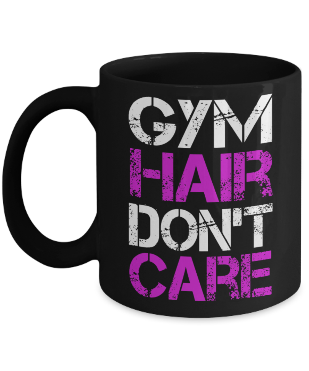 Gym lovers mugs, MILF Mom in love with Fitness - Funny Black Porcelain Coffee 11 oz