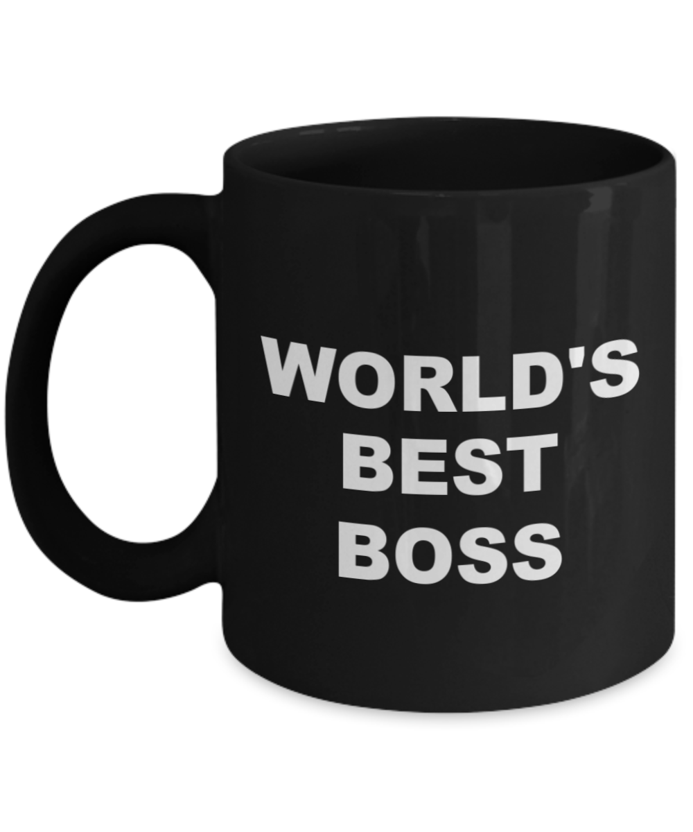 The Office "World's Best Boss" Custom Coffee Mug-Black Coffee Mug 11 oz Inspired from the TV The Office Michael Scott