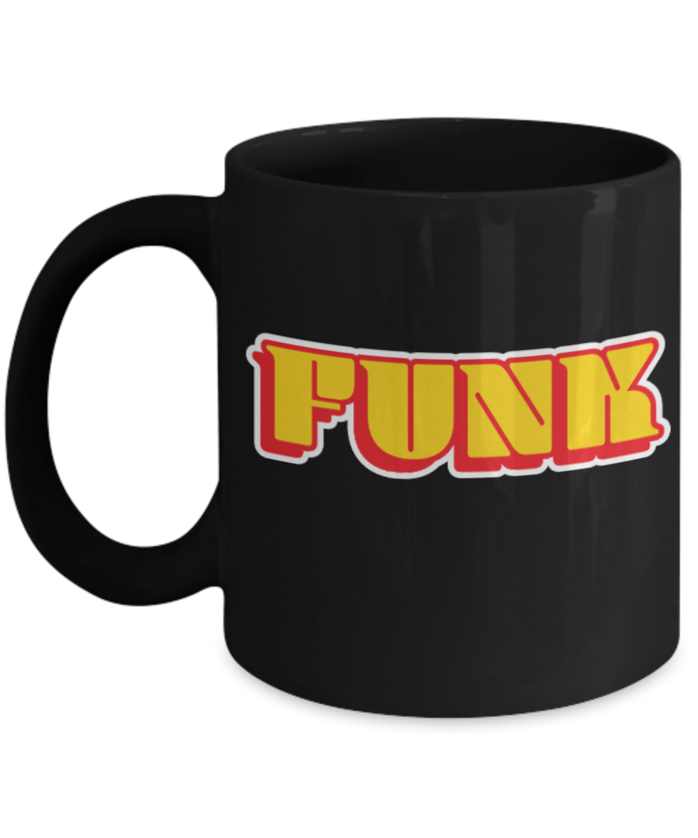 Fashion/Trends Lovers mugs , Funk - Black Coffee Mug Porcelain Tea Cup 11 oz - Great Gift