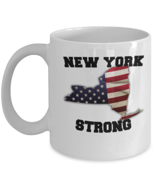New York State coffee mug - Porcelain White Funny Coffee White coffee mugs 11 oz