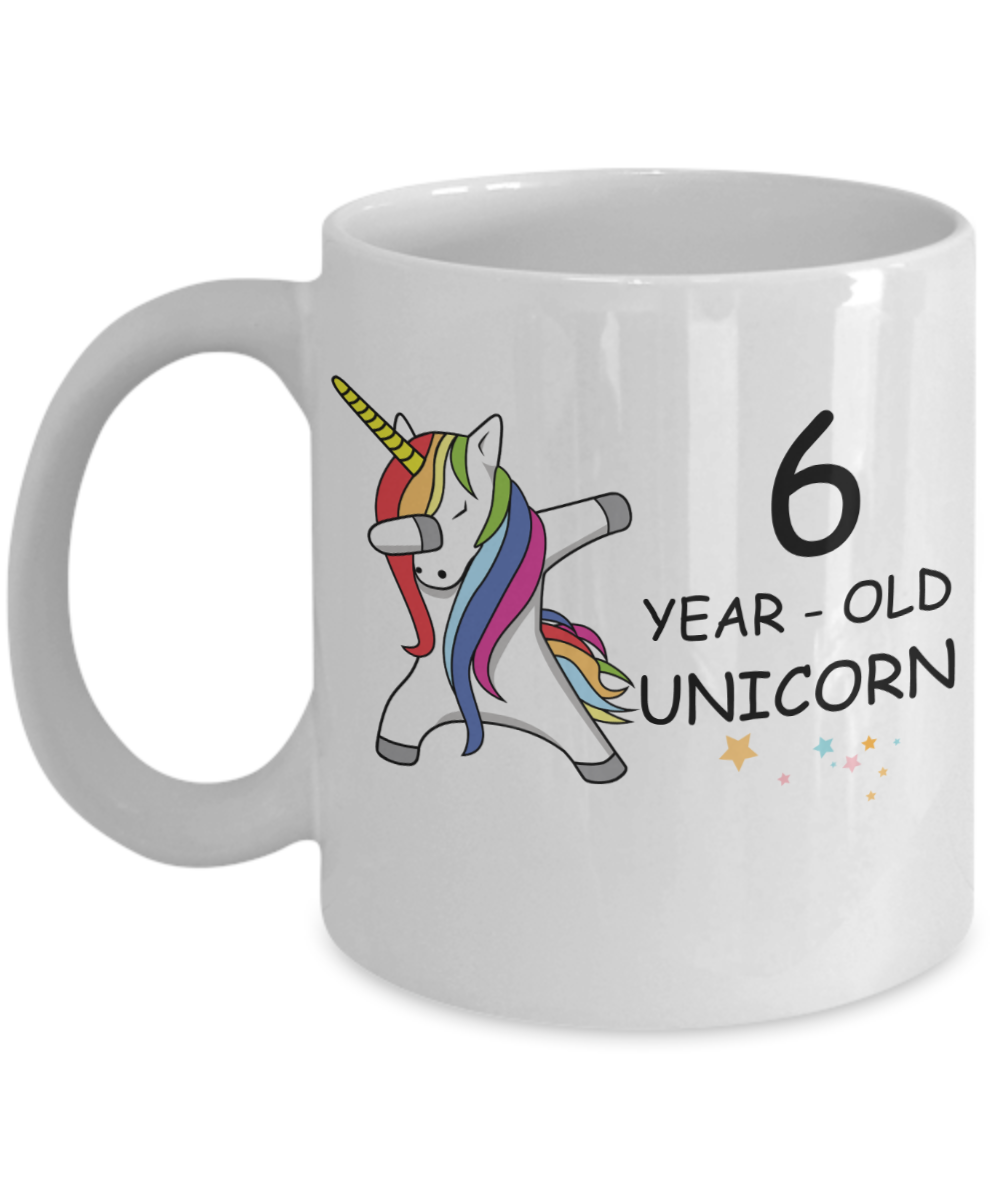 6th Birthday Gift for Women - 6 Year Old Unicorn Dabbing Mug - Funny White Porcelain Coffee 11 oz for Grandma, Mom, Sister, Best Friend, Women, Her -   Legends are Born In 2014
