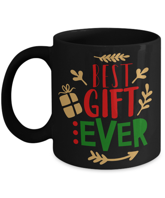 Nightnare before christmas mug - Best Gift Ever - Funny Christmas Gifts Mugs, Christmas Gifts for family Ceramic Cup Black, Funny Mugs Gift Ideas 11 Oz