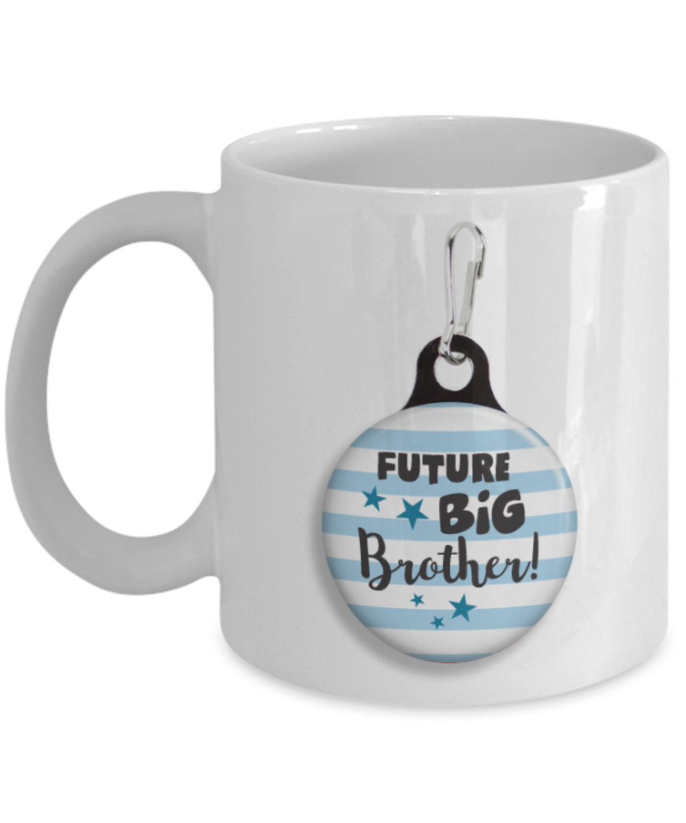 future big brother Coffee Mug - White Porcelain Coffee Cup,Premium 11 oz White coffee cup