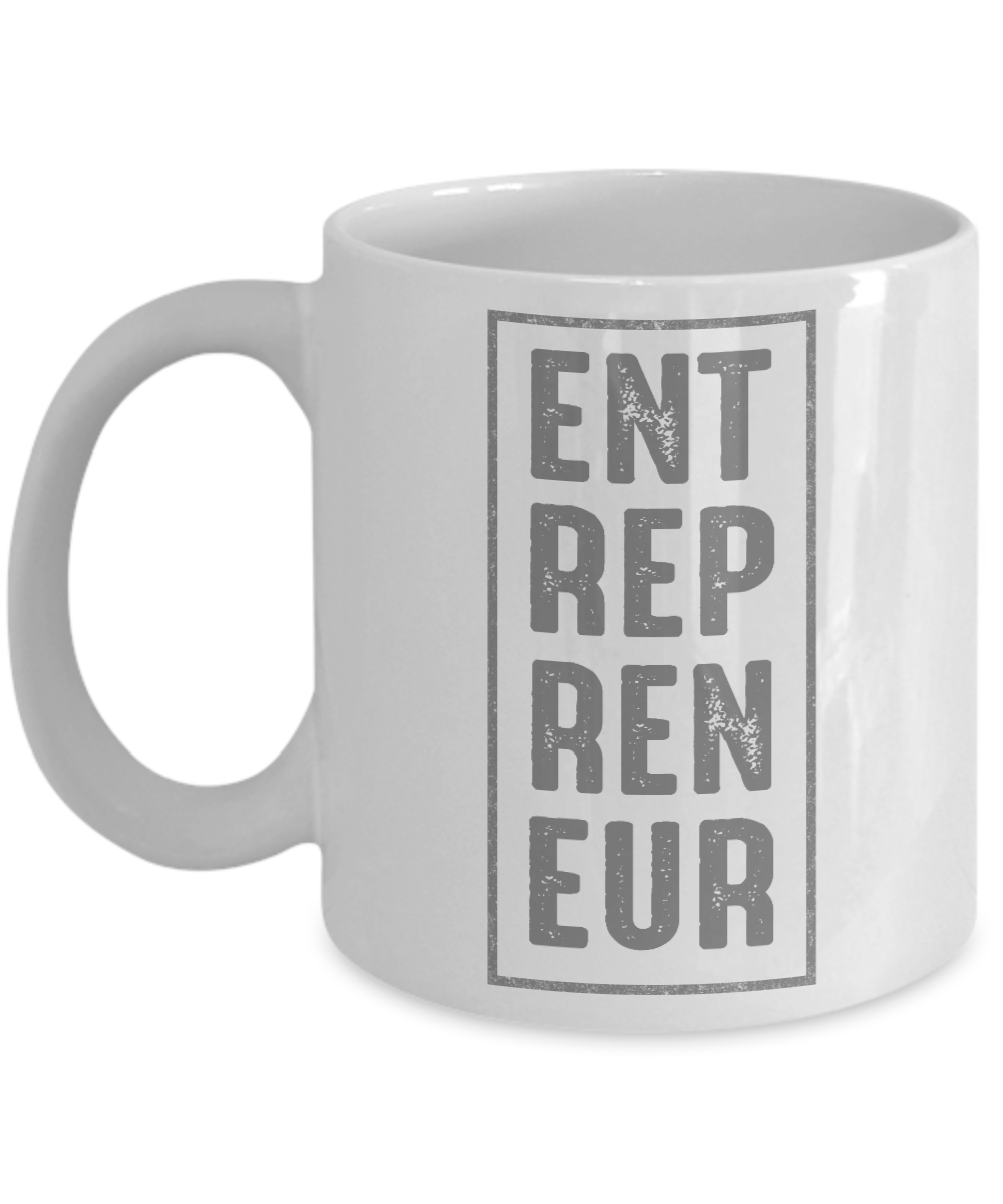 World's Best Boss Coffee Mug,Entrepreneur-White Porcelain Coffee Mug 11 oz For Businessman,Entrepreneur, Boss, CEO