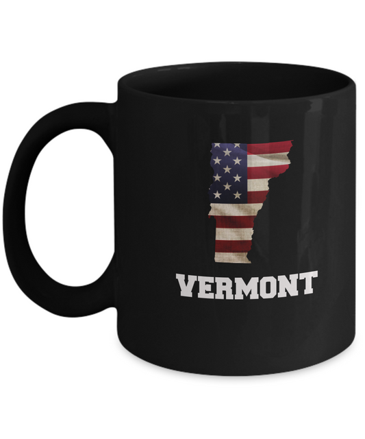 I Love Vermont Coffee Mugs Coffee mug sets - Black coffee mugs 11 oz