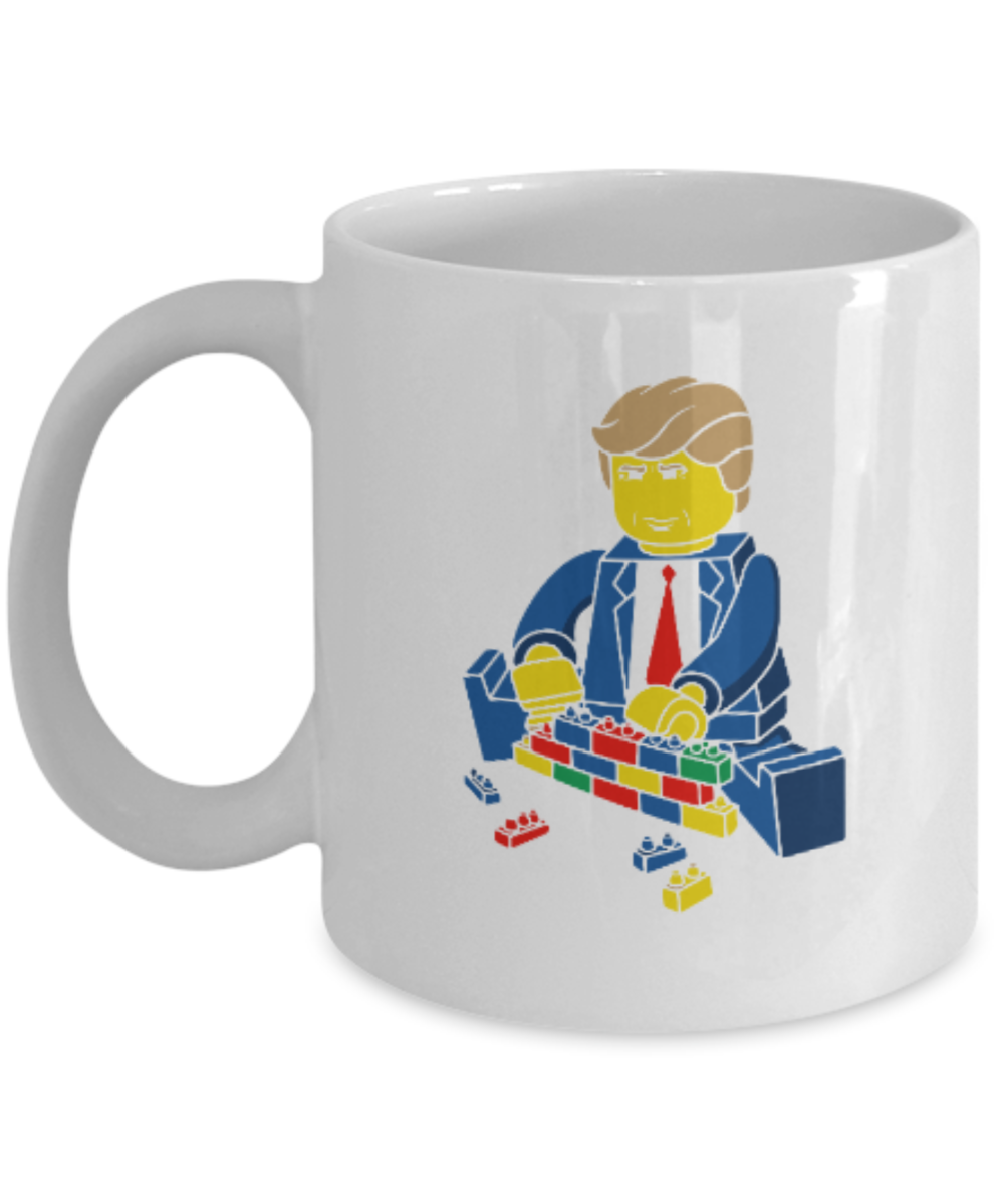 America USA Politics Lovers Mugs, Trump - White Coffee Mug Porcelain Tea Cup 11 oz - Great Gift