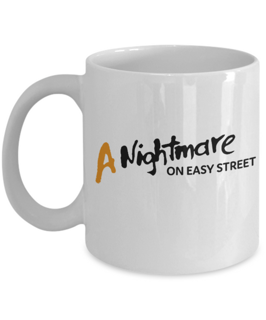 Plants vs zombies gift box mugs , A Nightmare on Easy Street - White Coffee Mug Porcelain Tea Cup 11 oz - Great Gift