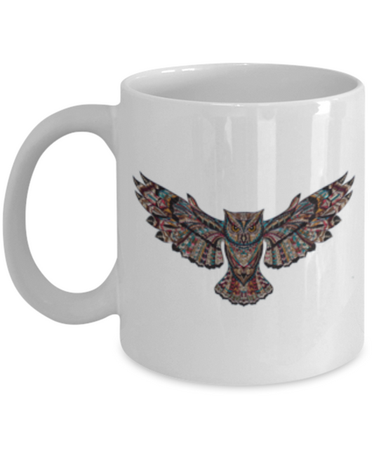 Funny Coffee Mug - Owl Lovers Mugs - Funny Farm White coffee mugs 11 oz