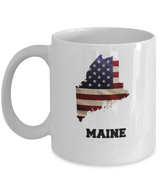 I Love Maine Coffee Mugs Coffee mug sets - 11 Oz State Love Gift Idea Tea Cup Funny