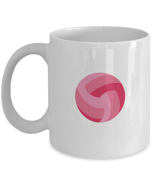 Beach red ball coffee mugs - Funny Christmas Gifts - white Coffee Mug  Birthday Gag Gifts 11 oz