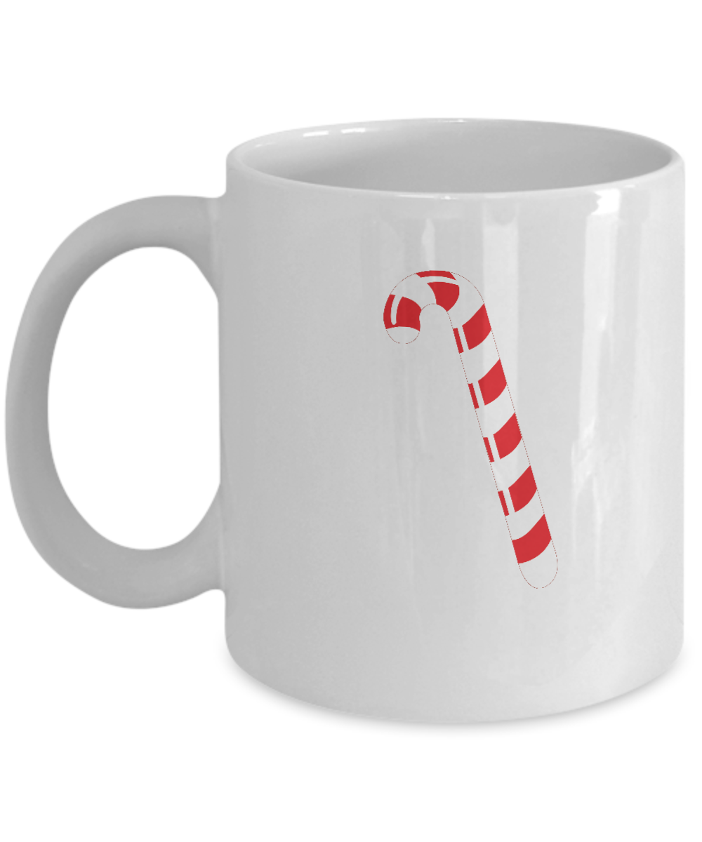 Christmas Santa Stick coffee Mugs - Funny Valentines day White coffee mugs 11 oz