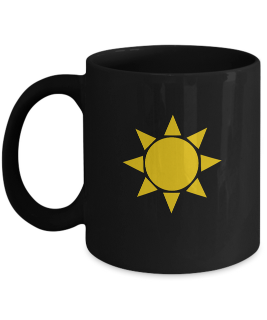 Sun Black Mugs - Funny Christmas Kids Gifts - Office Tea   Mug & Birthday Gag Gifts 11 oz