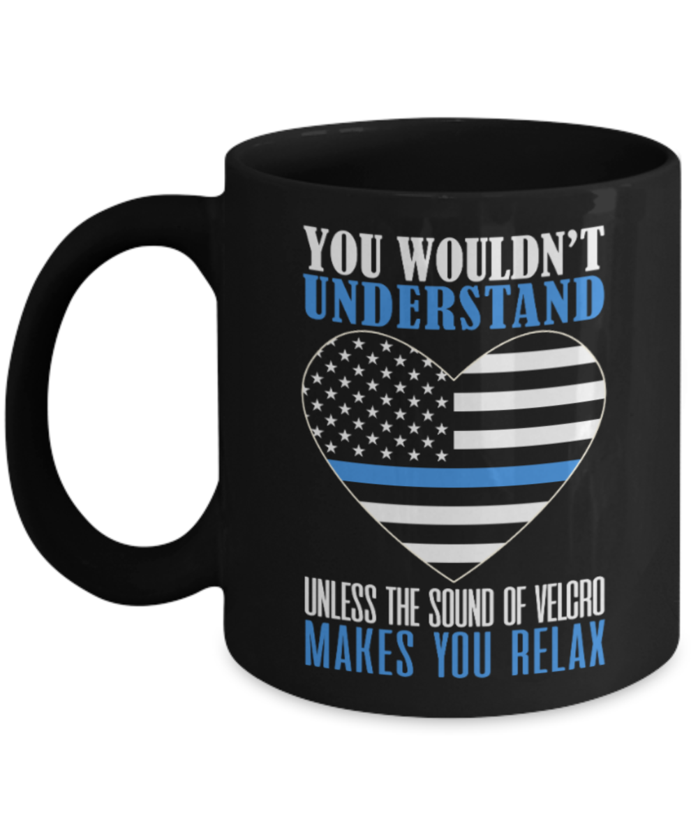 USA Lovers Mugs , You wouldn't understand - Black Coffee Mug Porcelain Tea Cup 11 oz - Great Gift