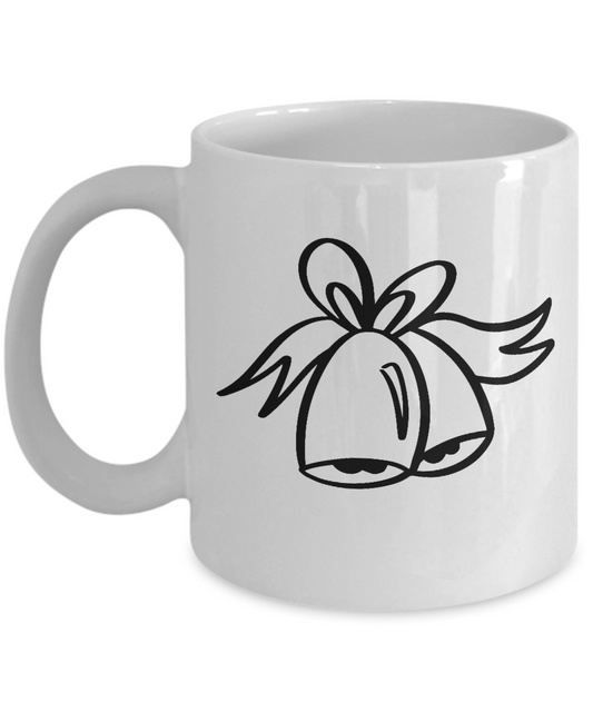 Christmas Clipart 30 coffee mugs - Funny Christmas Gifts - White coffee mugs 11 oz