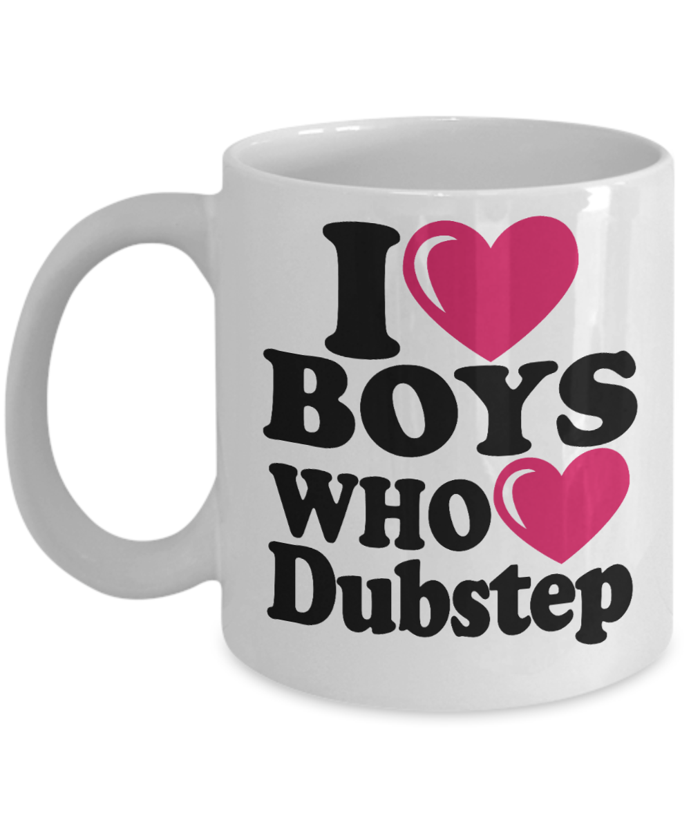 I Am Dancing Gift Coffee Mug For Dancer,Sister,For Her, I Love Who Love Dubstep-White Porcelain Coffee Mug 11 oz