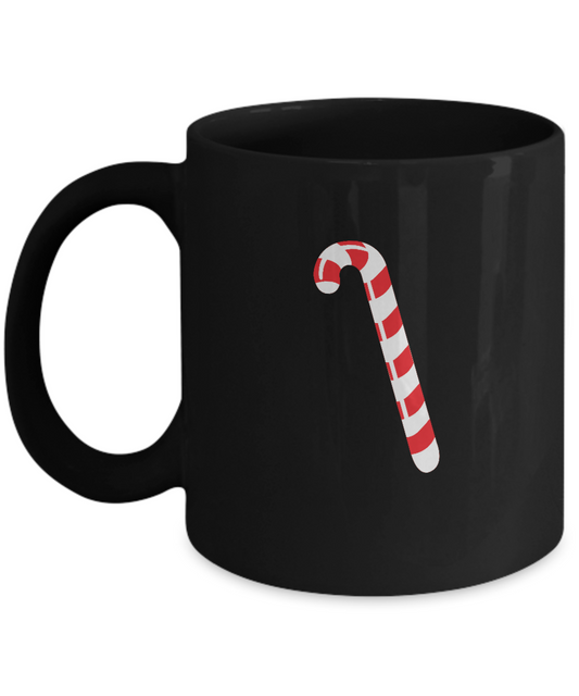 Christmas Santa Stick coffee Mugs - Funny Valentines day Black coffee mugs 11 oz