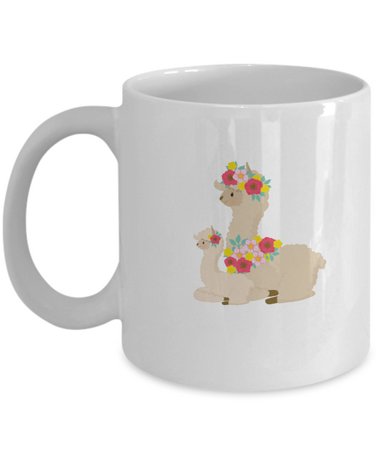 Lama sheep goat coffee mugs - Funny Christmas Gifts -  Birthday Gifts 11 oz
