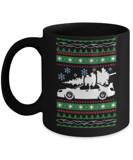 Peets coffee k cups christmas blend , Christmas Supercars - Black Coffee Mug Porcelain Tea Cup 11 oz - Great Gift