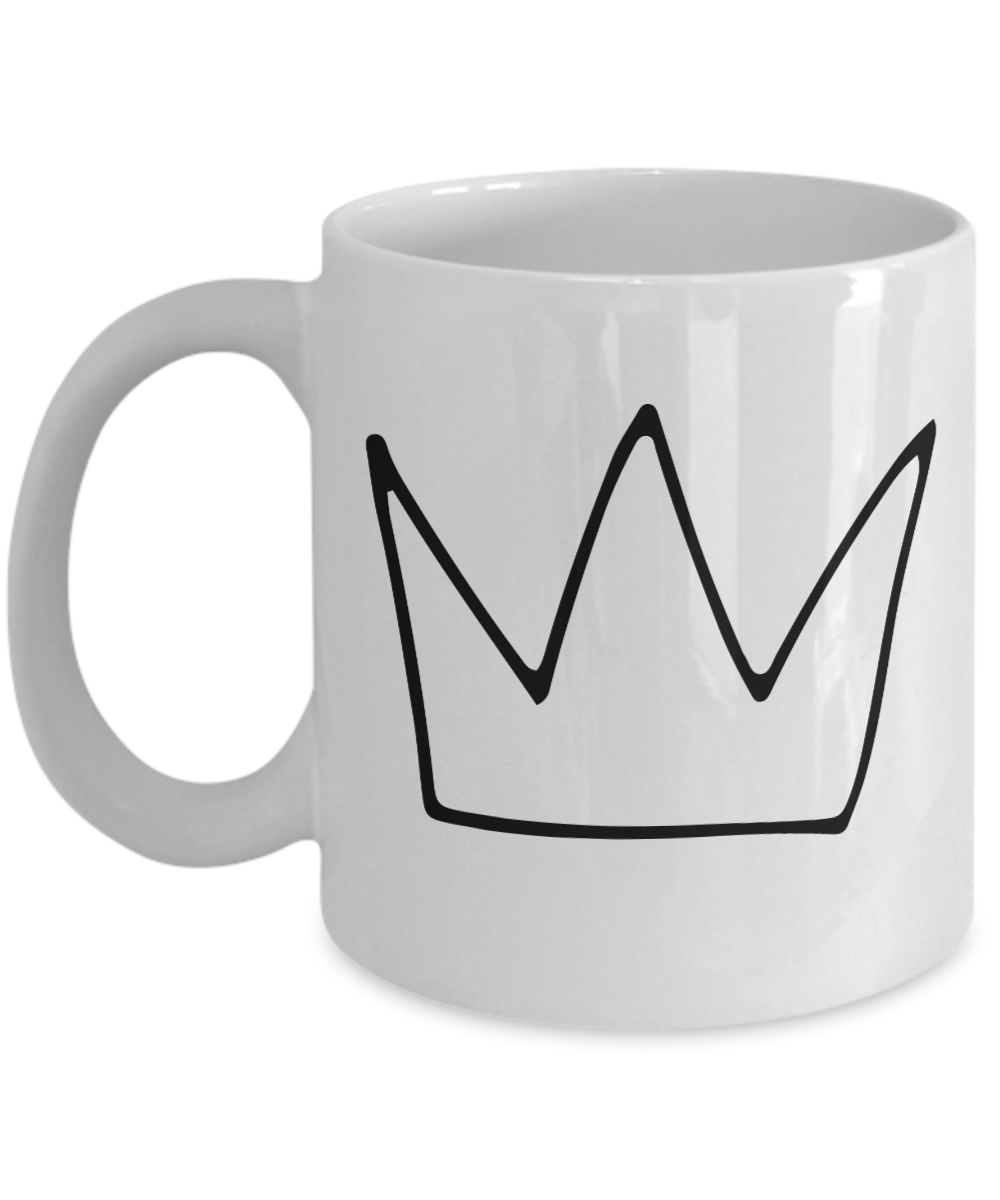 Knightmare before christmas mug - Christmas Doodle Crown - Funny Christmas Gift Mugs, Christmas Gifts for family Ceramic Cup White, Funny Mugs Gift Ideas 11 Oz