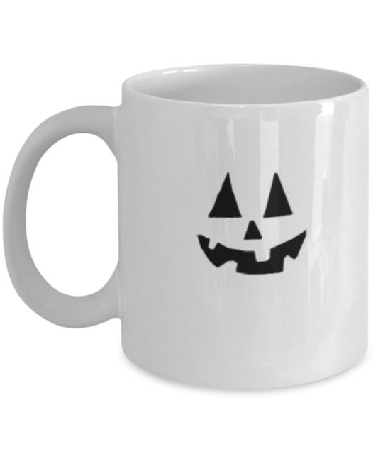 Jack O' Lantern Face | Halloween Pumpkin Fun Halloween special White coffee mugs 11 oz