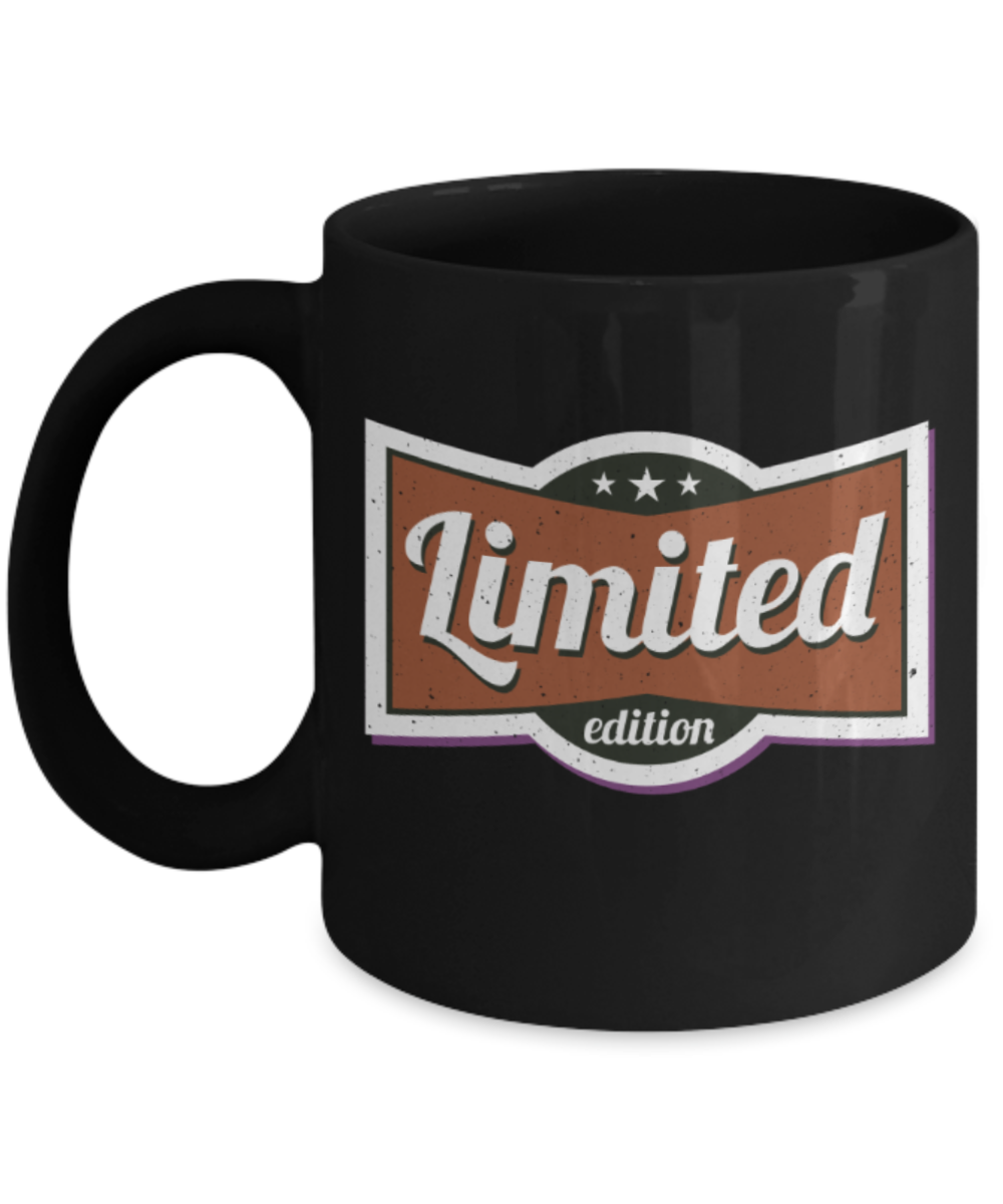 Limited edition - Funny Black Porcelain Coffee 11 oz
