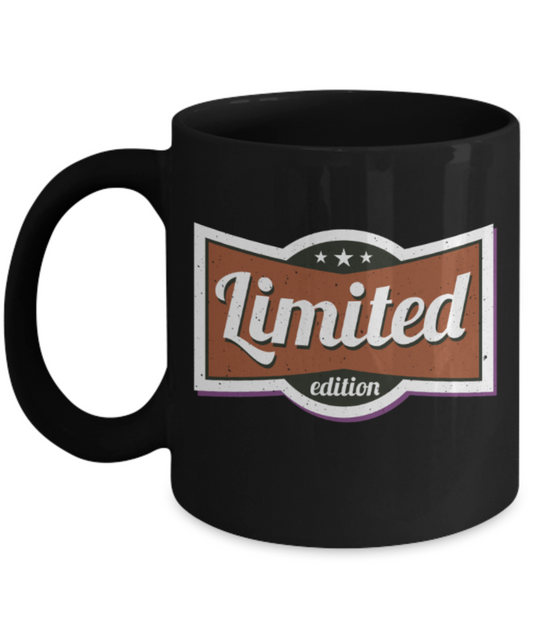 Limited edition - Funny Black Porcelain Coffee 11 oz