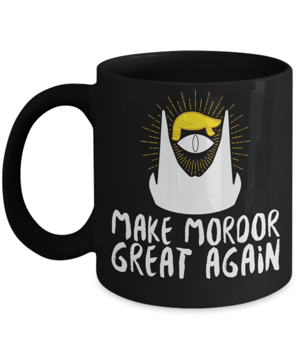 Make moroor great again - Black Coffee Mug Porcelain Tea Cup 11 oz - Great Gift