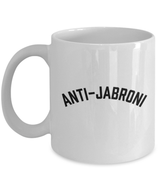 Beard Lovers Coffee Cups , Anti Jabroni - White Coffee Mug Porcelain Tea Cup 11 oz - Great Gift
