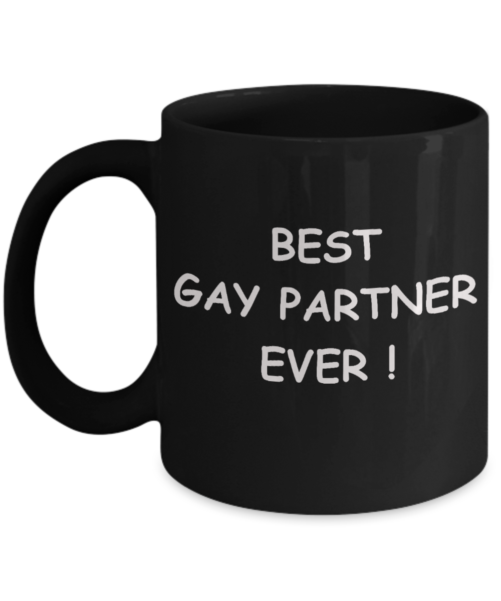 Gay away candy gag gift - Best Gay Partner Ever - Gifts for Gays & Gay Partners, Funny Mugs Gift Ideas 11 Oz
