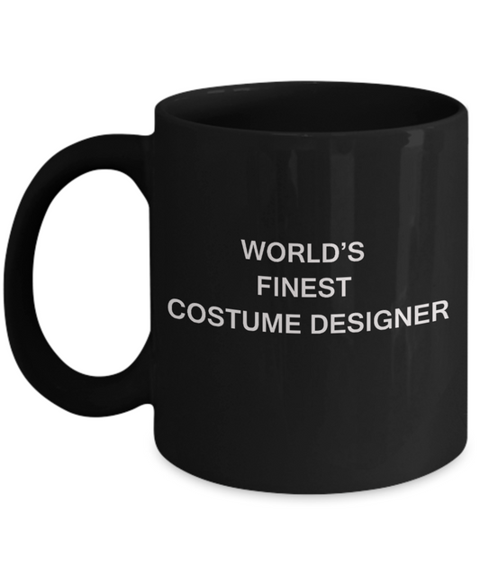 World's Finest Costume designer - Black coffee mugs 11 oz