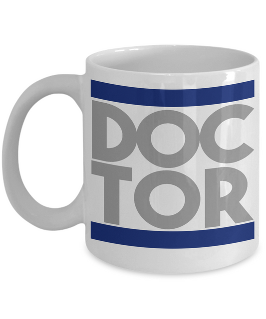 Doctor Coffee mug, Doctor-White Porcelain Coffee Mug 11 oz for Doctor, Medical, Graduate,Mom,dad,son,daughter