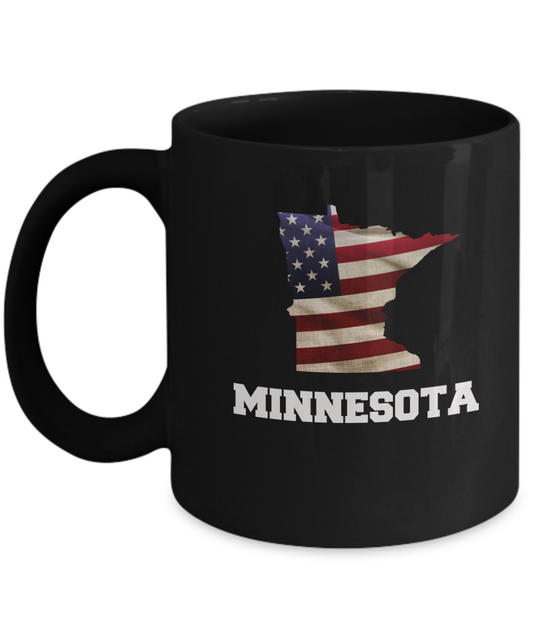 I Love Minnesota Coffee Mugs Coffee mug sets - Black coffee mugs 11 oz