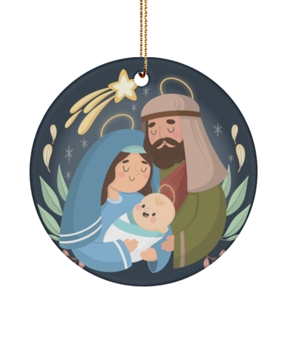 BABY JESUS ORNAMENT -Jesus Christ Christmas ornaments,Baby Jesus Ornaments, Hanging Tree Decorations