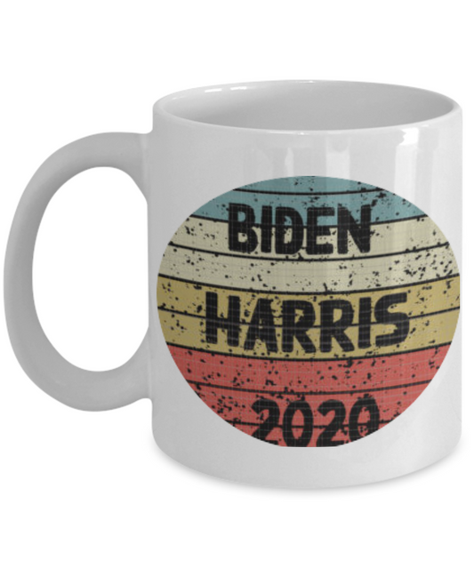 Biden Harris 2020 Coffee Mug, Democrat Mug, , Kamala 2020, Harris 2020, Political Mug, Anti-Trump Mug, Campaign Mug