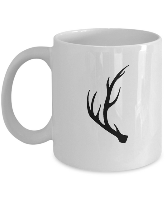 Christmas Deer Antler 7 coffee mugs - Funny Christmas White coffee mugs 11 oz