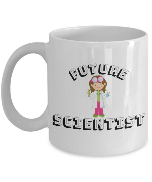 Scientist Coffee Mug- White Porcelain Coffee Cup,Premium 11 oz White coffee cup
