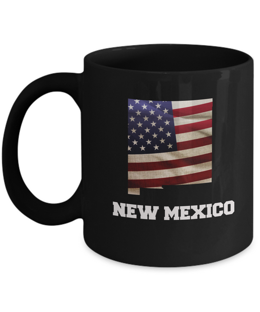I Love New Mexico Coffee mug sets - 11 OZ Black coffee mugs  State Love Gift Idea Cup Funny