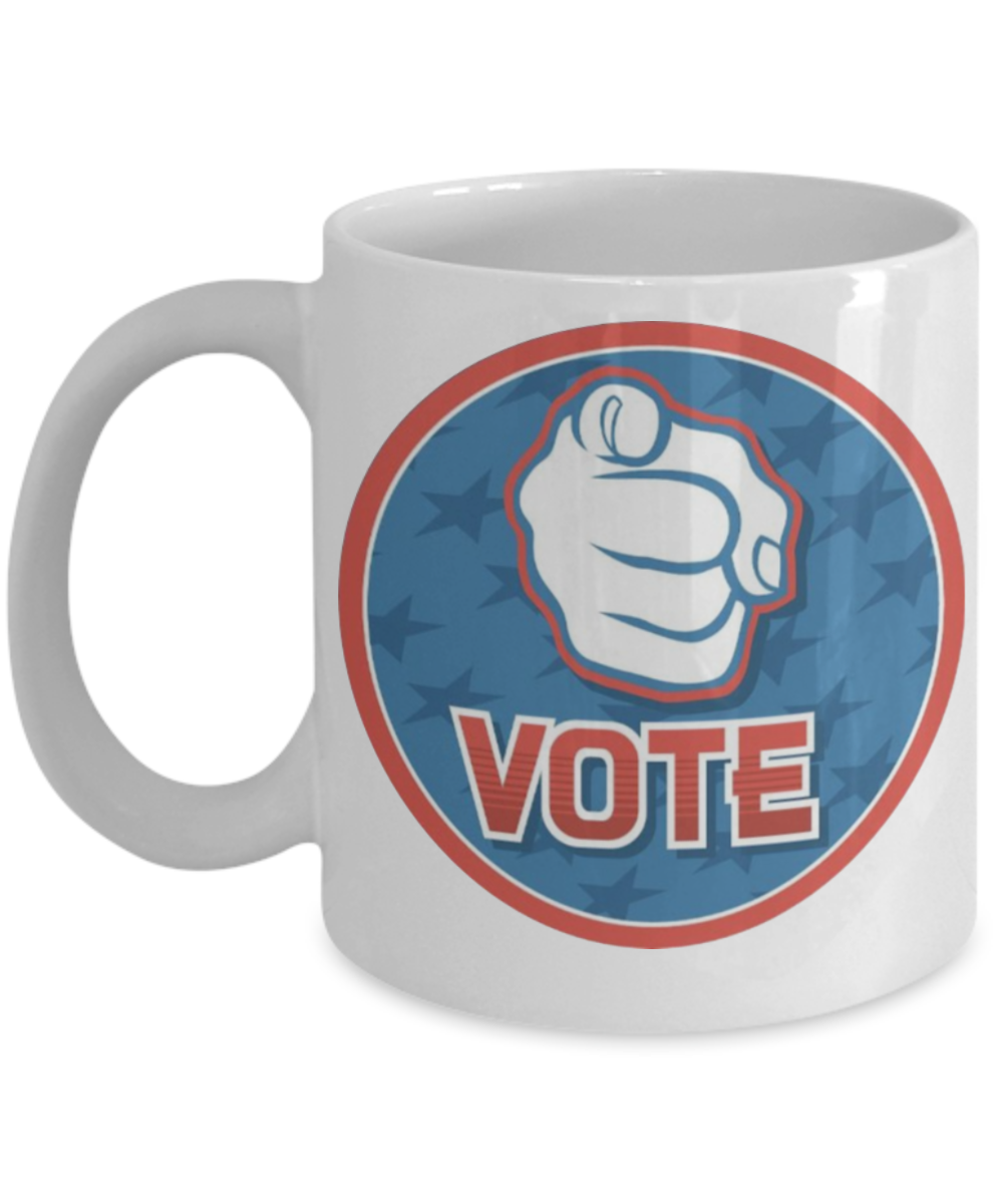 Vote 2020 Presidential Elections - Vote Coffee Mug, USA Election Mug, Political Gifts - 2020 Elections Mug White Mug