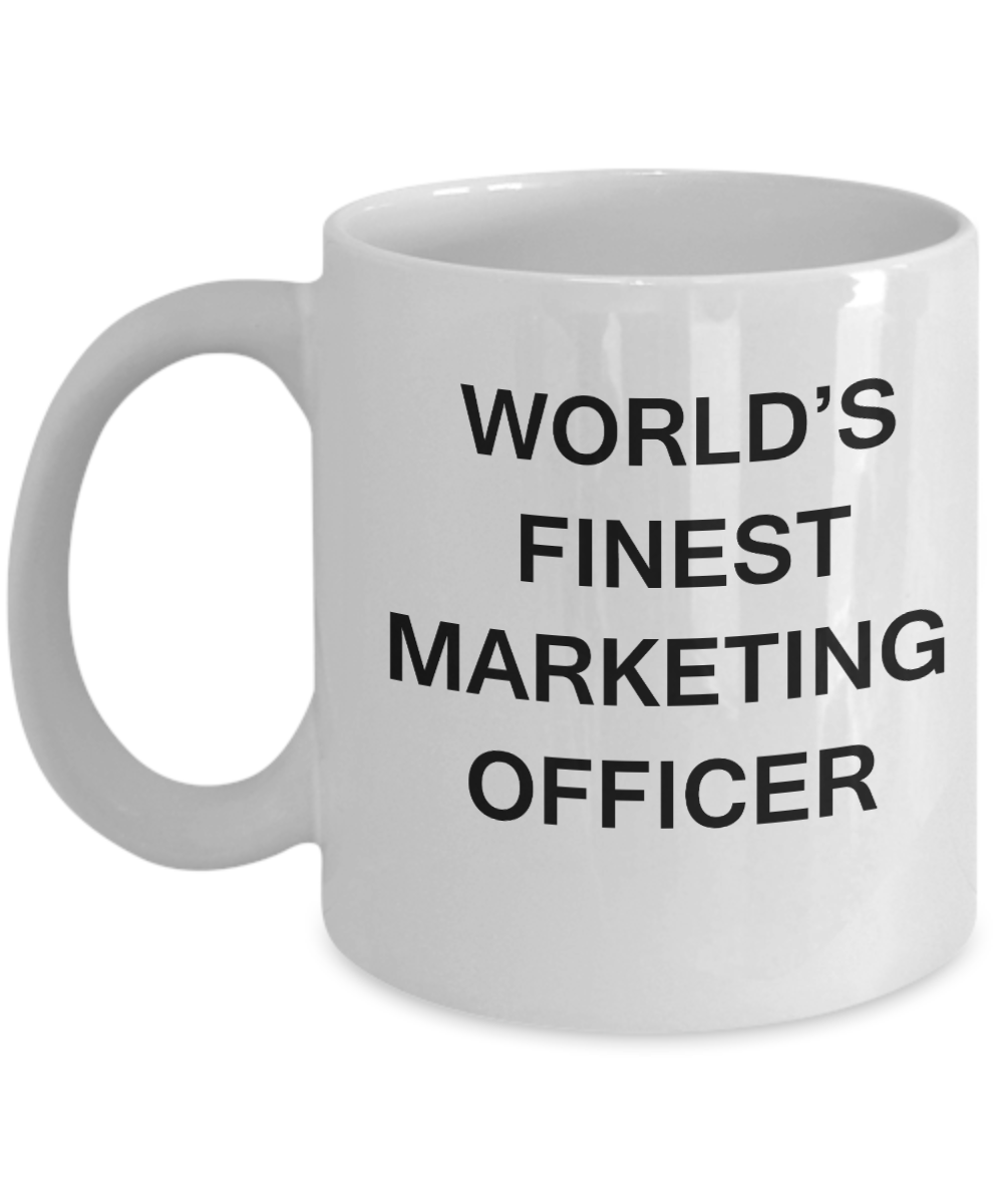 World's Finest Marketing officer - Gifts For Marketing officer White coffee mugs 11 oz