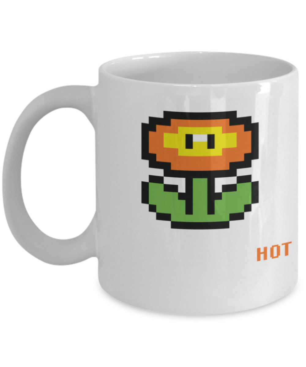 Games Lovers mugs, This is why Im Hot - White Coffee Mug Porcelain Tea Cup 11 oz - Great Gift