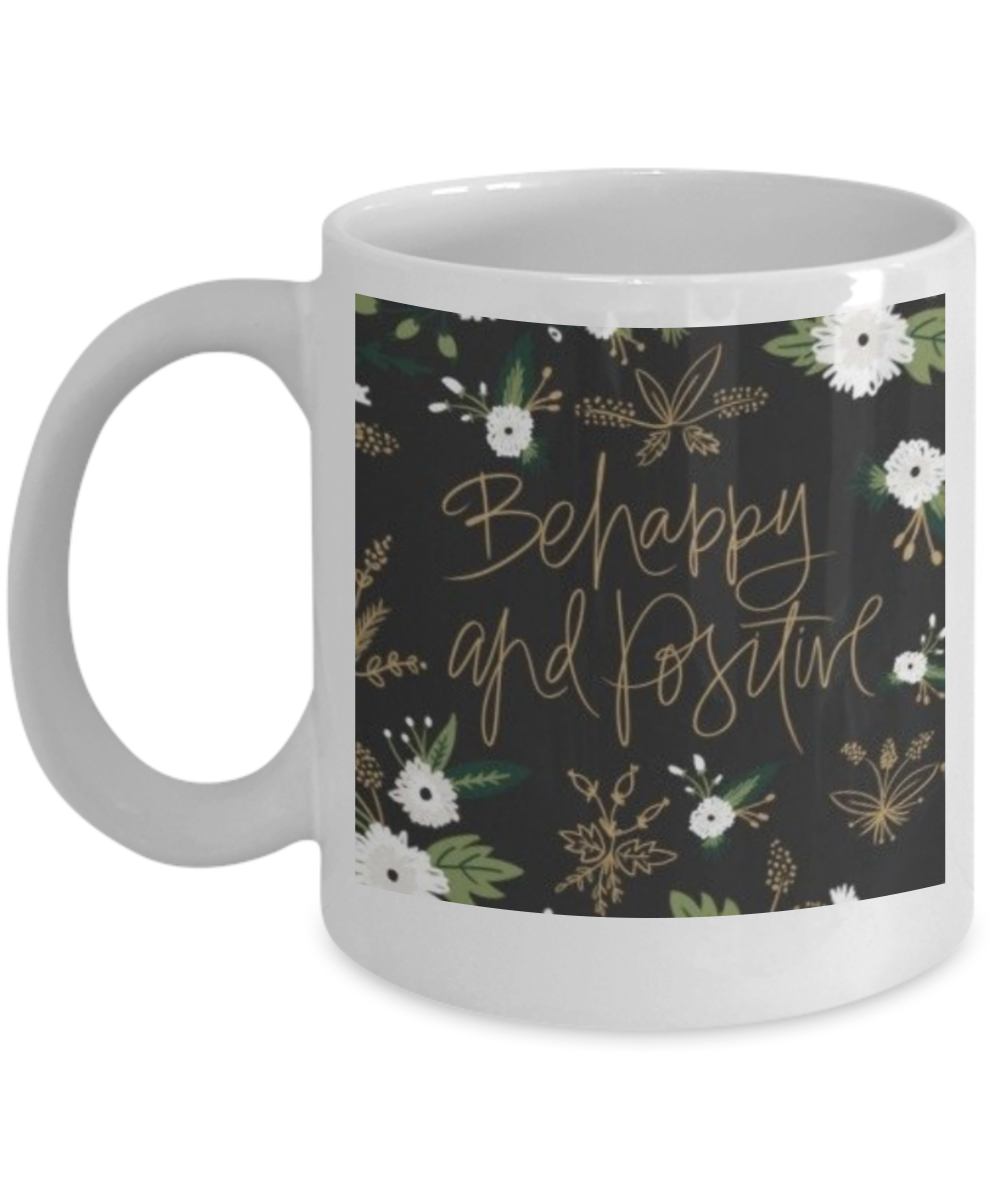 Proverbs Bible quotes , Be happy and positive - White Coffee Mug Tea Cup 11 oz Gift