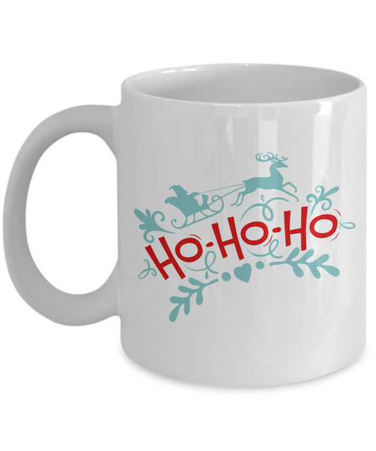 Knightmare before christmas mug - Ho Ho Ho - Funny Christmas Gift Mugs, Christmas Gifts for family Ceramic Cup White, Funny Mugs Gift Ideas 11 Oz