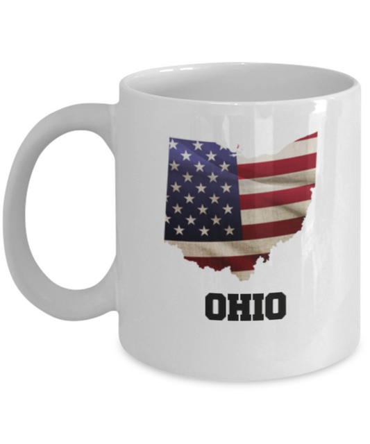 I Love Ohio Coffee Mugs Coffee mug sets - 11 Oz State Love Gift Idea Tea Cup Funny