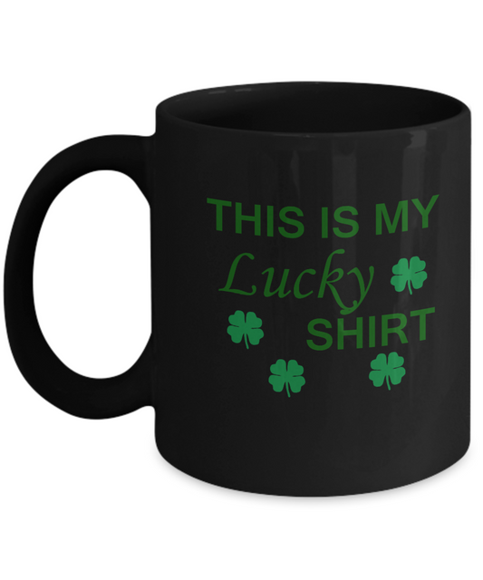 St Patrick's day mug - Panoware Men's ST Patricks Day Black coffee mugs 11 oz