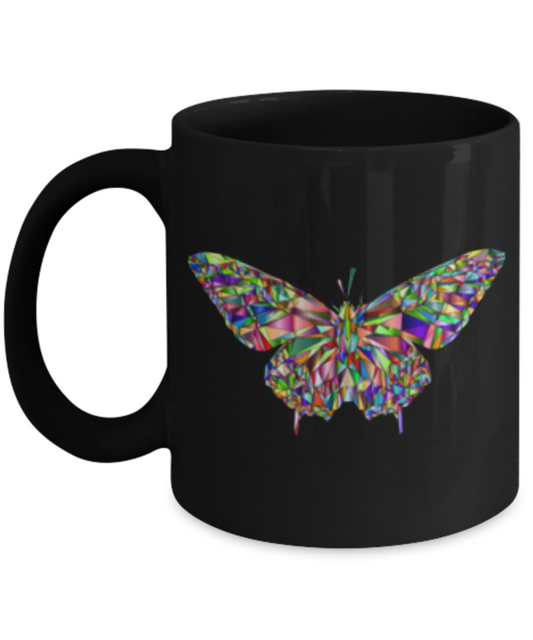 Funny Coffee Mug - Lovely Butterfly Lovers Mugs - Funny Farm  Black coffee mugs 11 oz