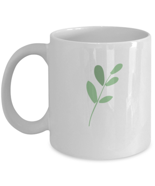Sprig Smooth 3 Coffee Mugs - Funny Coffee Mugs White coffee mugs 11 oz