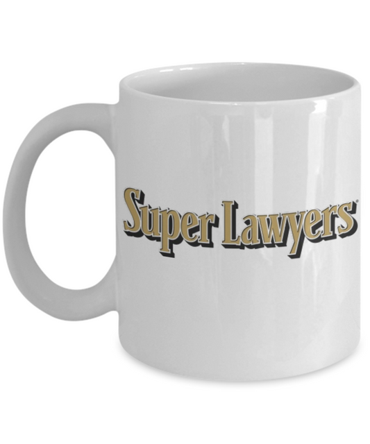 Super Lawyers - White Porcelain Coffee Cup,Premium 11 oz White coffee cup